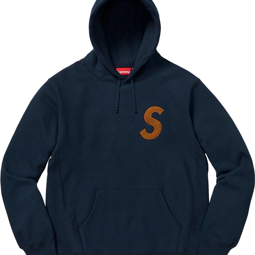 Supreme S logo hooded sweatshirt (FW18)